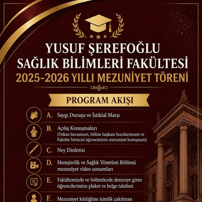 Fakültemizde Mezuniyet Töreni Gerçekleştirildi